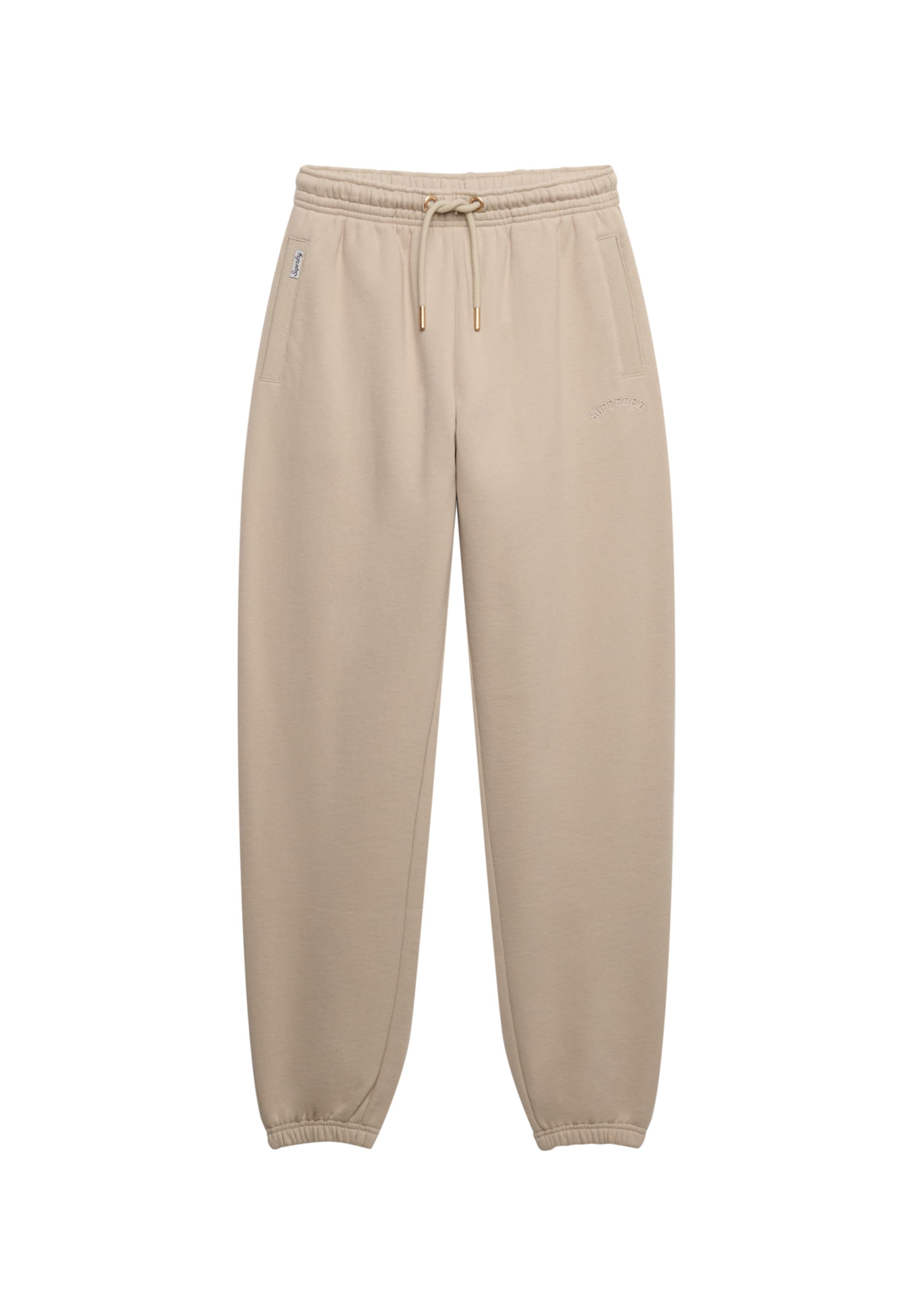

Superdry & Co Брюки с зауженным низом в бежевом цвете