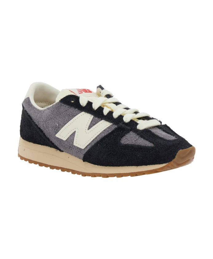 Черные замшевые кроссовки New Balance, мультиколор — фото 2
