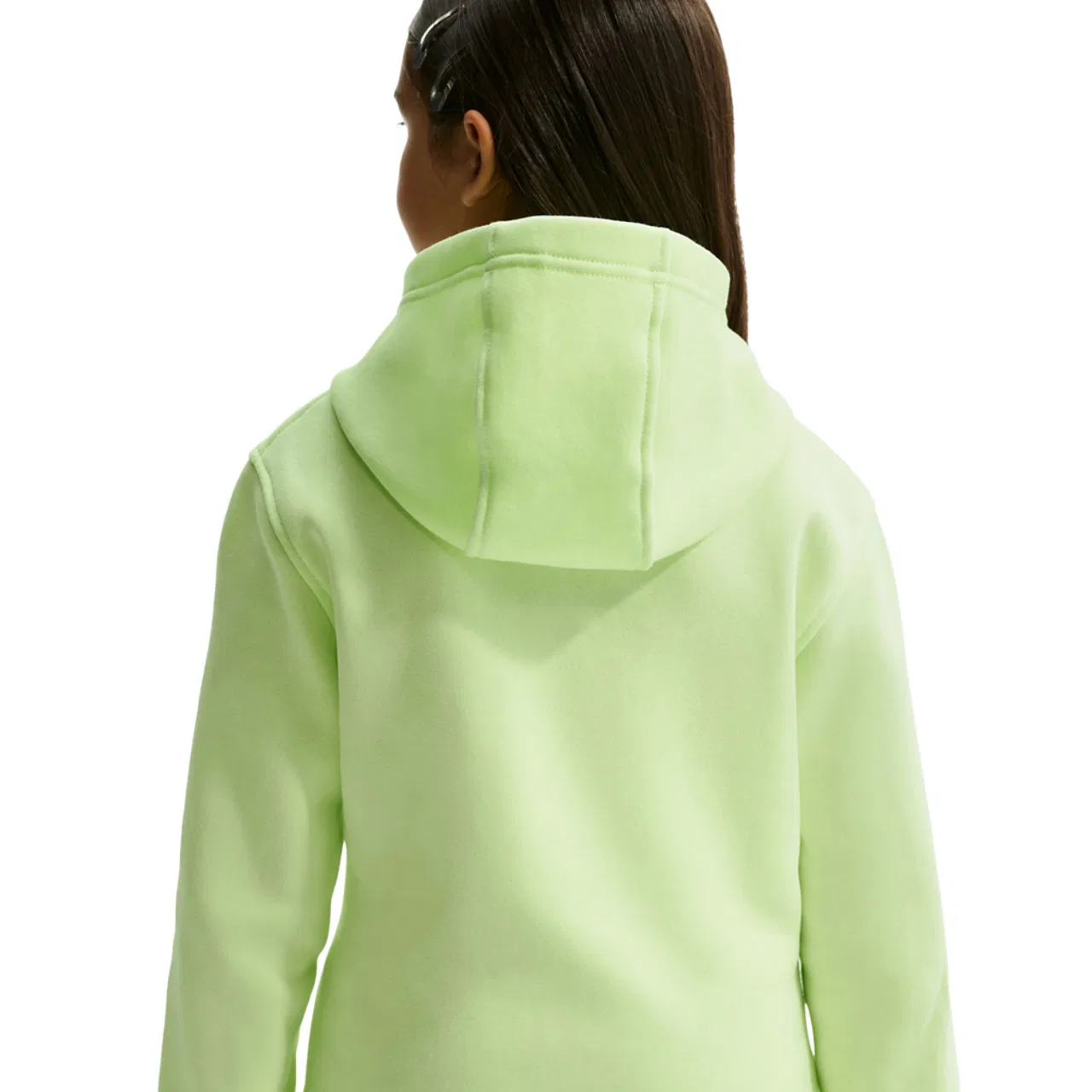 Толстовка для мальчиков Club LBR Fleece Nike, цвет Light Liquid Lime/White — фото 2