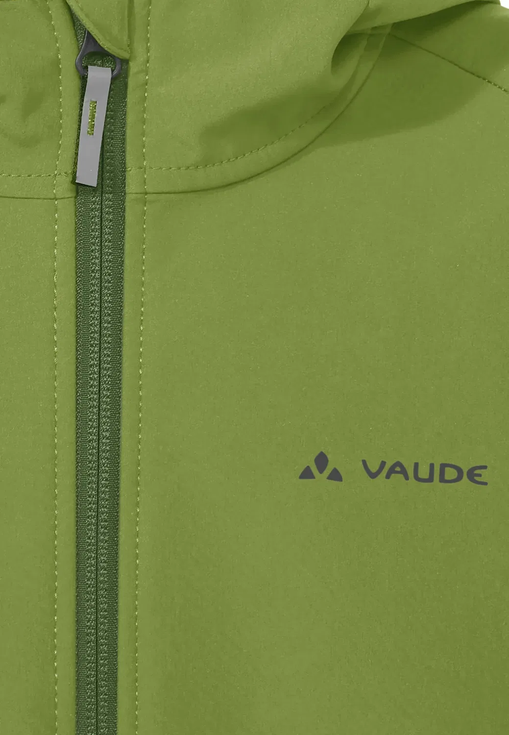Детская куртка Jacken Caprea Softshell, унисекс - куртка из софтшелла Vaude, Green Pepper — фото 3