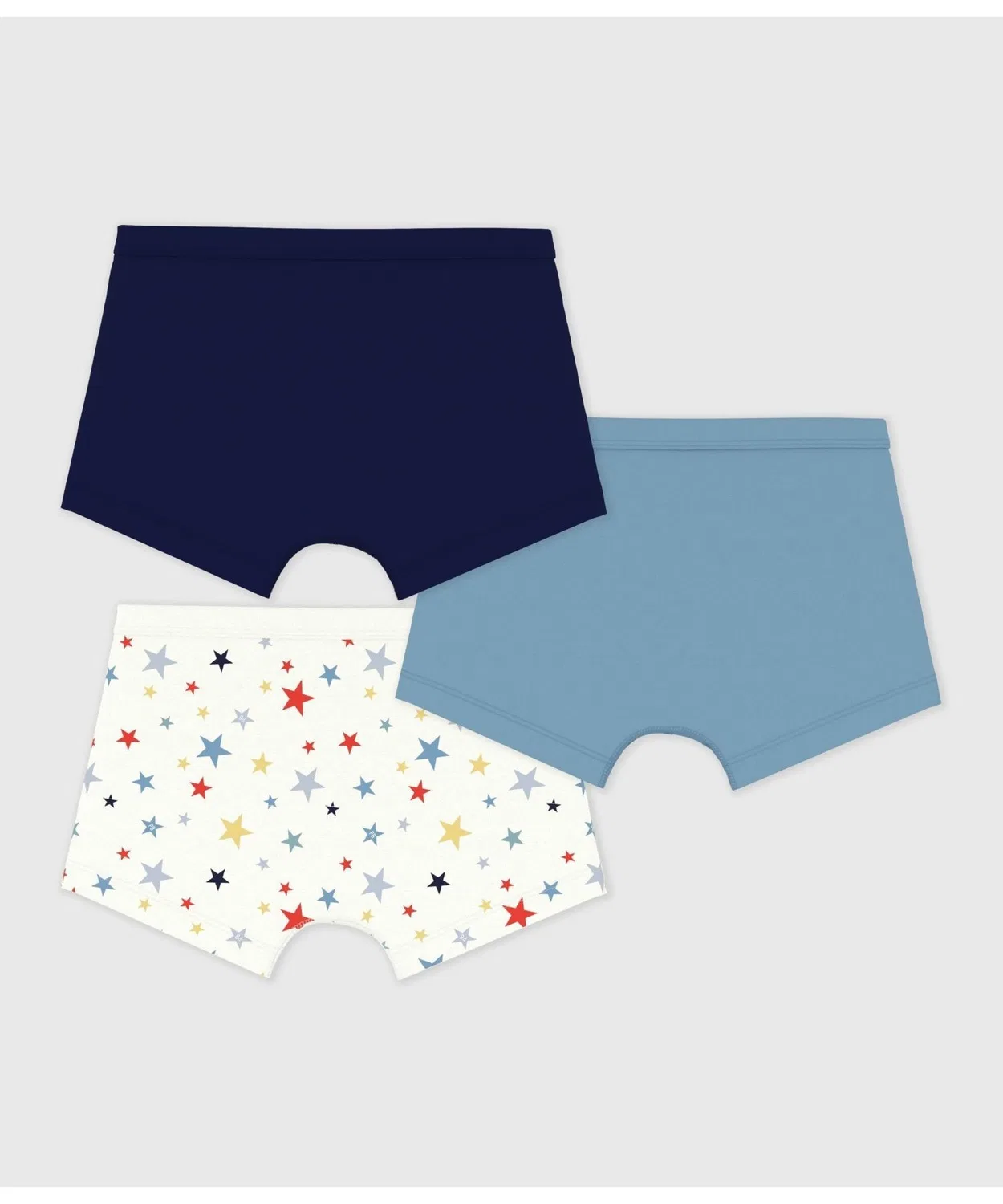 Детские трусы-боксеры с принтом, комплект из 3 штук PETIT BATEAU, Other1 — фото 2