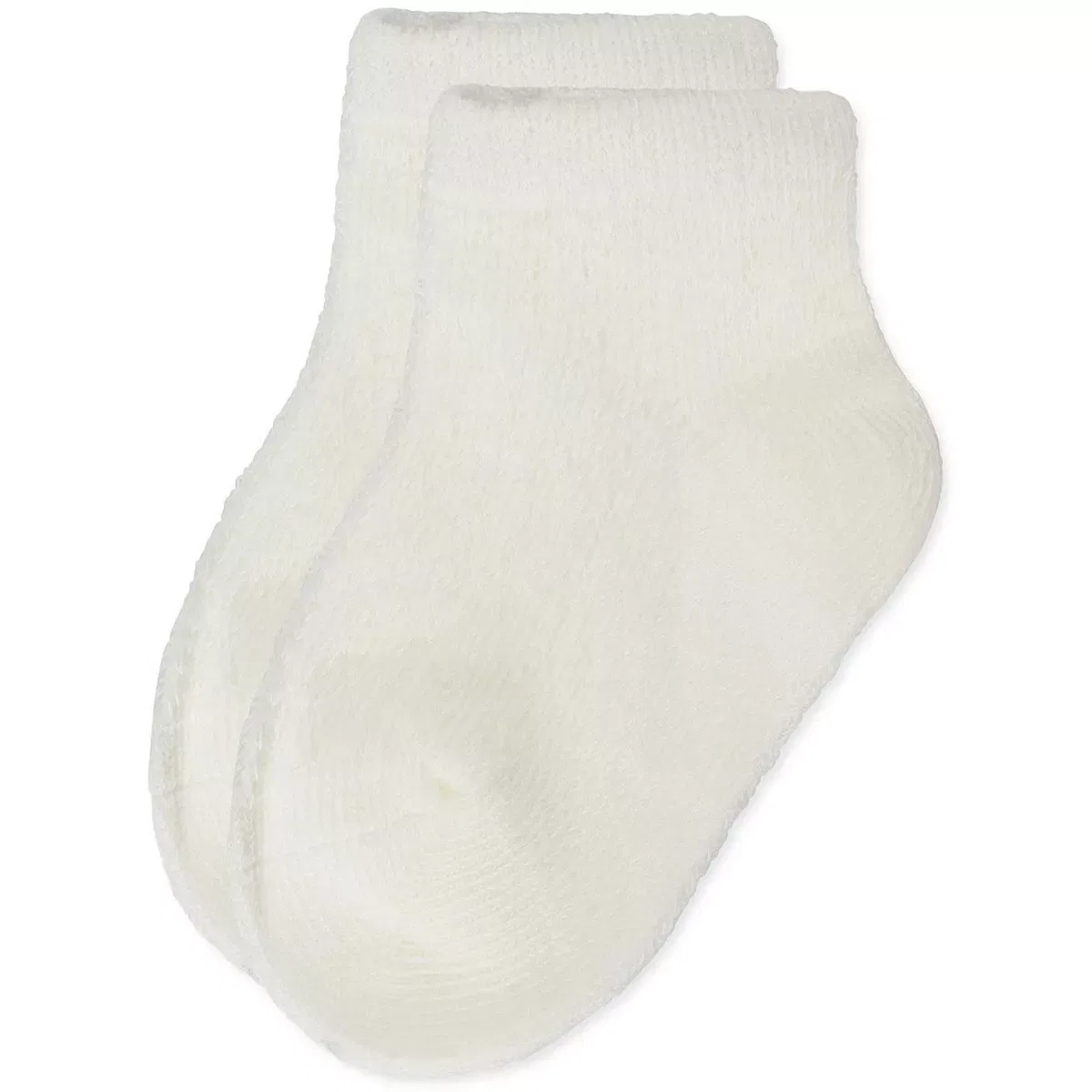 Детские носки-следки для девочек с кружевной пелериной Memoi LEGWEAR, Winter White — фото 3