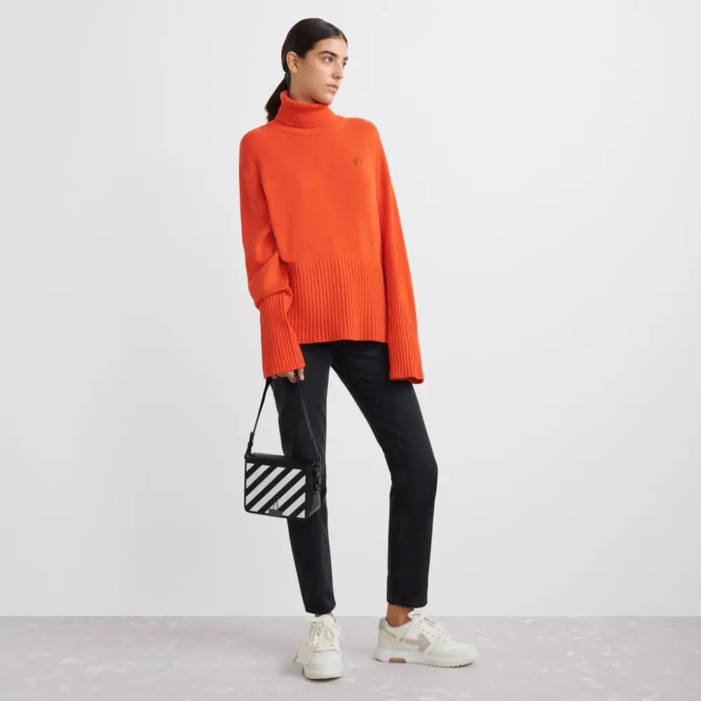 

Сумка Off-White Diag Flap, черный/белый