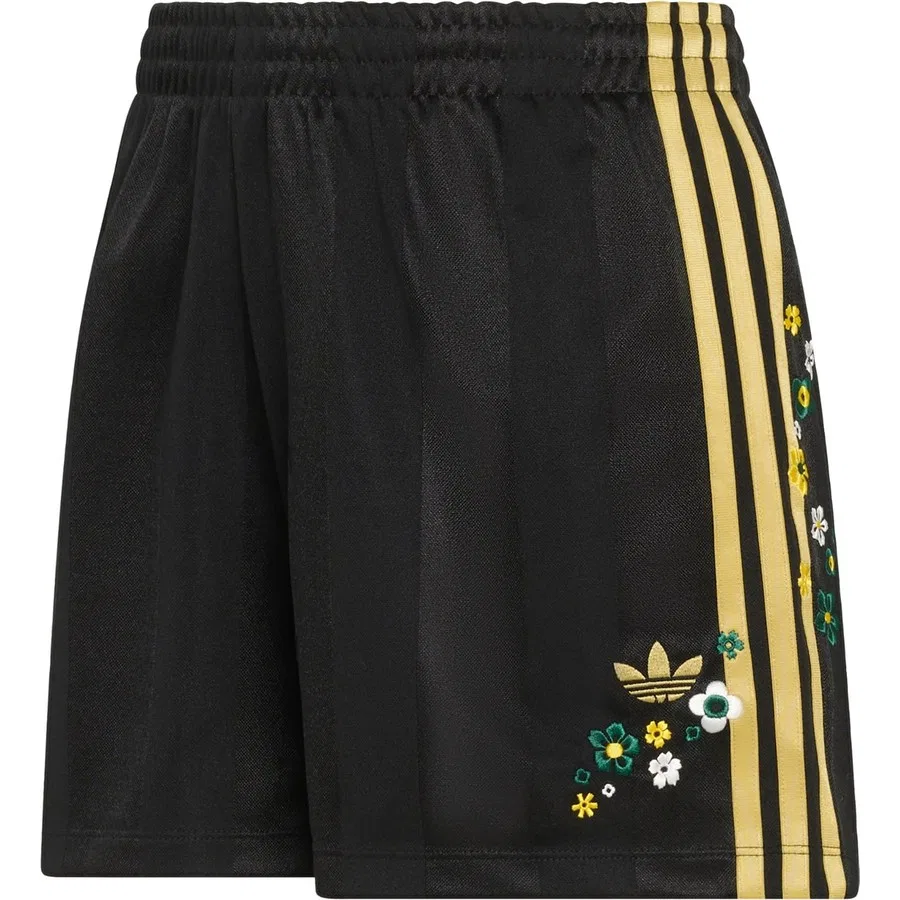 Шорты спортивные с принтом Liberty London Firebird adidas Originals, Черный — фото 3
