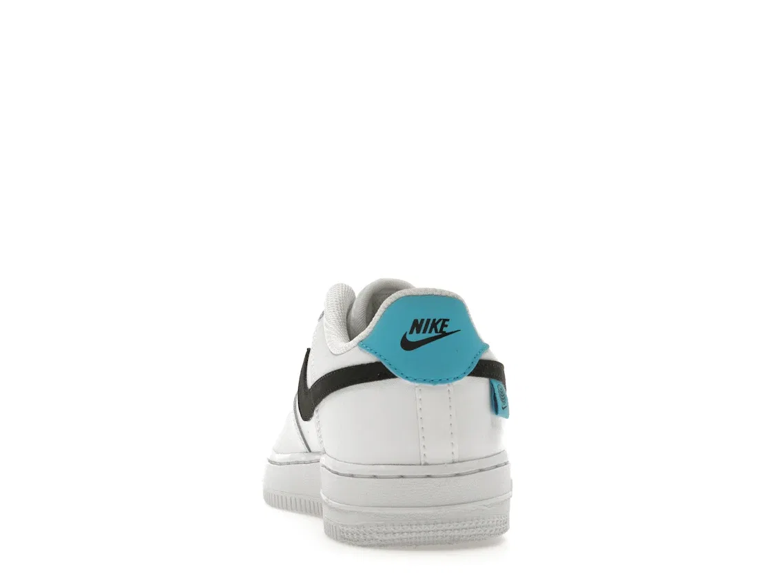Детские кроссовки Lifestyle Nike Air Force 1 Low 07, White/Blue Fury/Back — фото 4