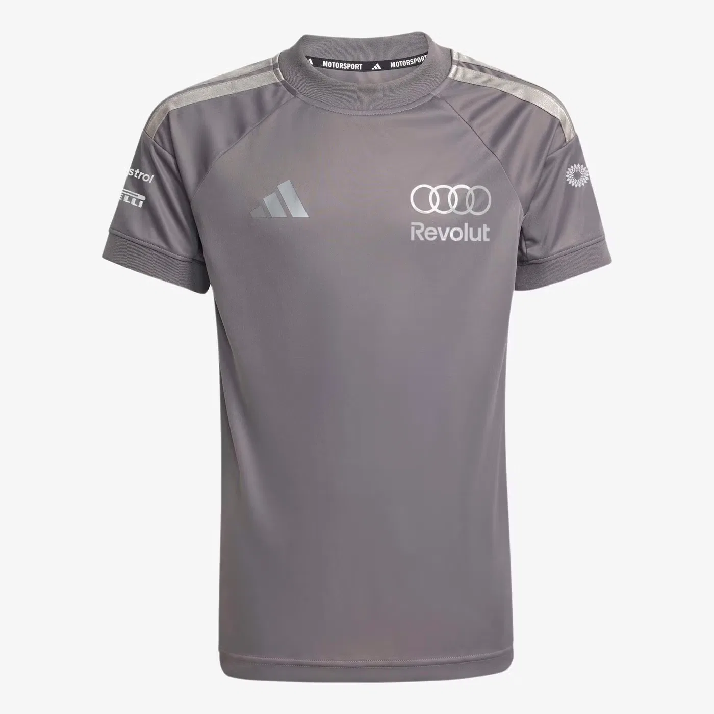 Джерси гоночное Audi Revolut F1 Team Driver Replica Adidas, серый