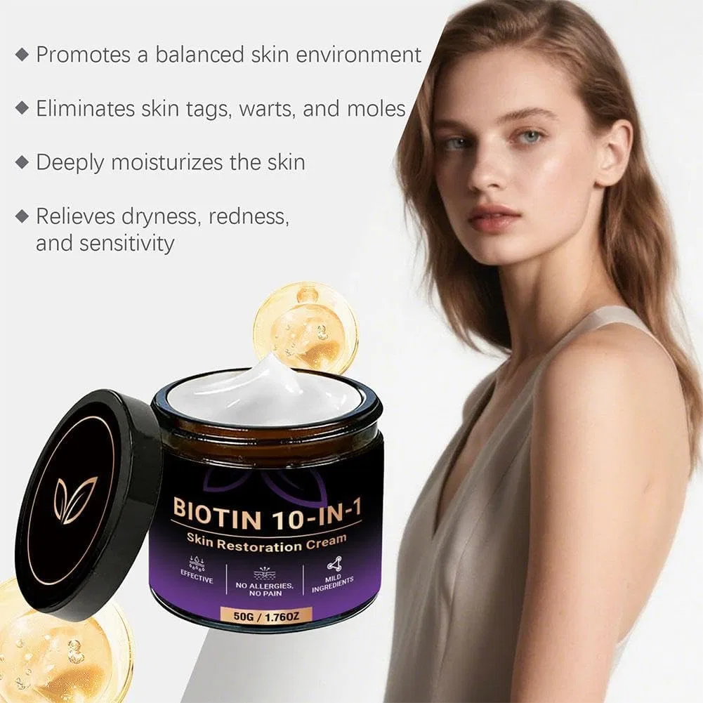 Крем для лица восстанавливающий Biotin 10-in-1, 3 шт Generisch — фото 3