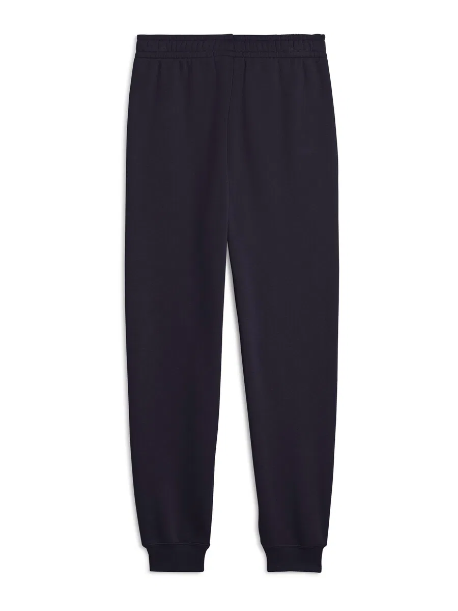 Спортивные брюки PUMA Tapered Workout Pants 'ESS No. 1' темно-синего цвета — фото 2