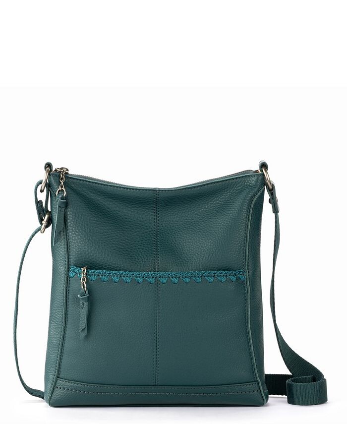 

Женская кожаная сумка через плечо Lucia The Sak, цвет Marine Stitch