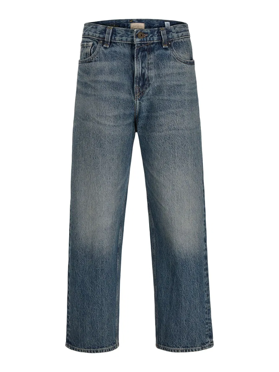 Джинсы Jack & Jones Junior Baggy Jeans 'JJIAlex JJCooper' дымчато-синего цвета