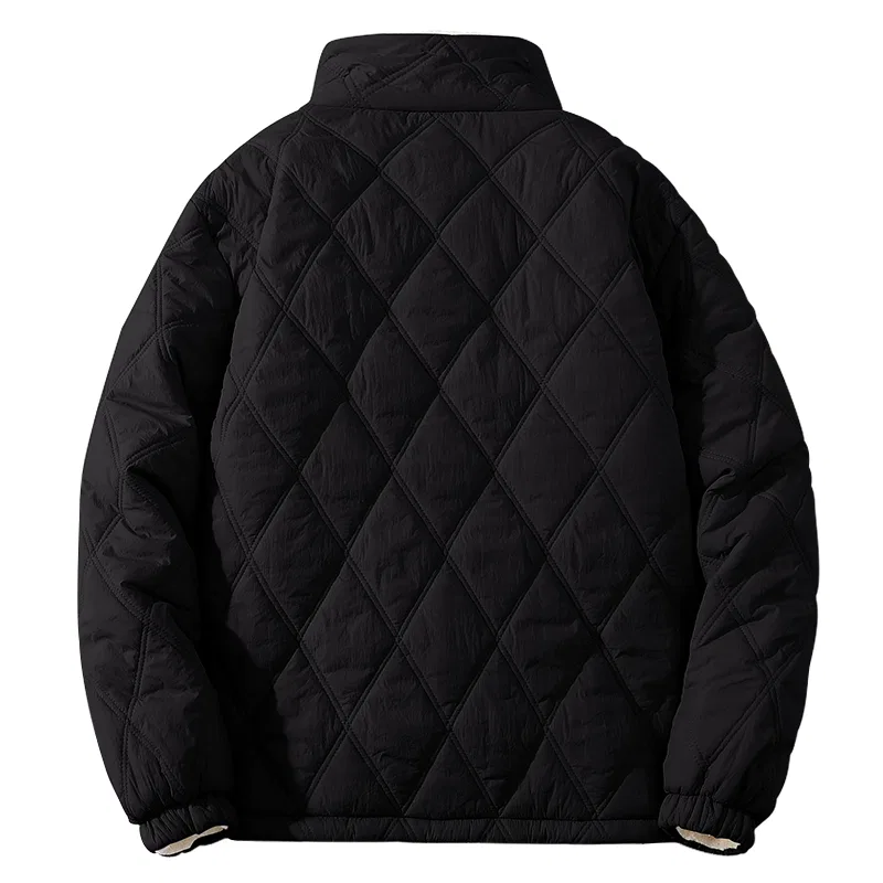 Детская куртка-пуховик с воротником-стойкой утепленная Super-Warm Sherpa MINISO, Black — фото 3