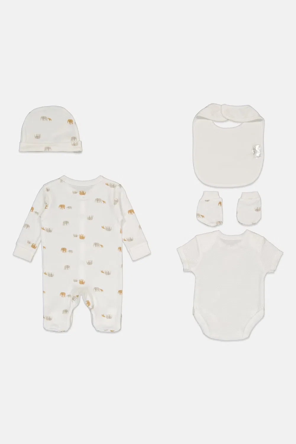 Комплект детский с принтом из 5 предметов Rock-A-Bye Baby Boutique, разноцветный — фото 2