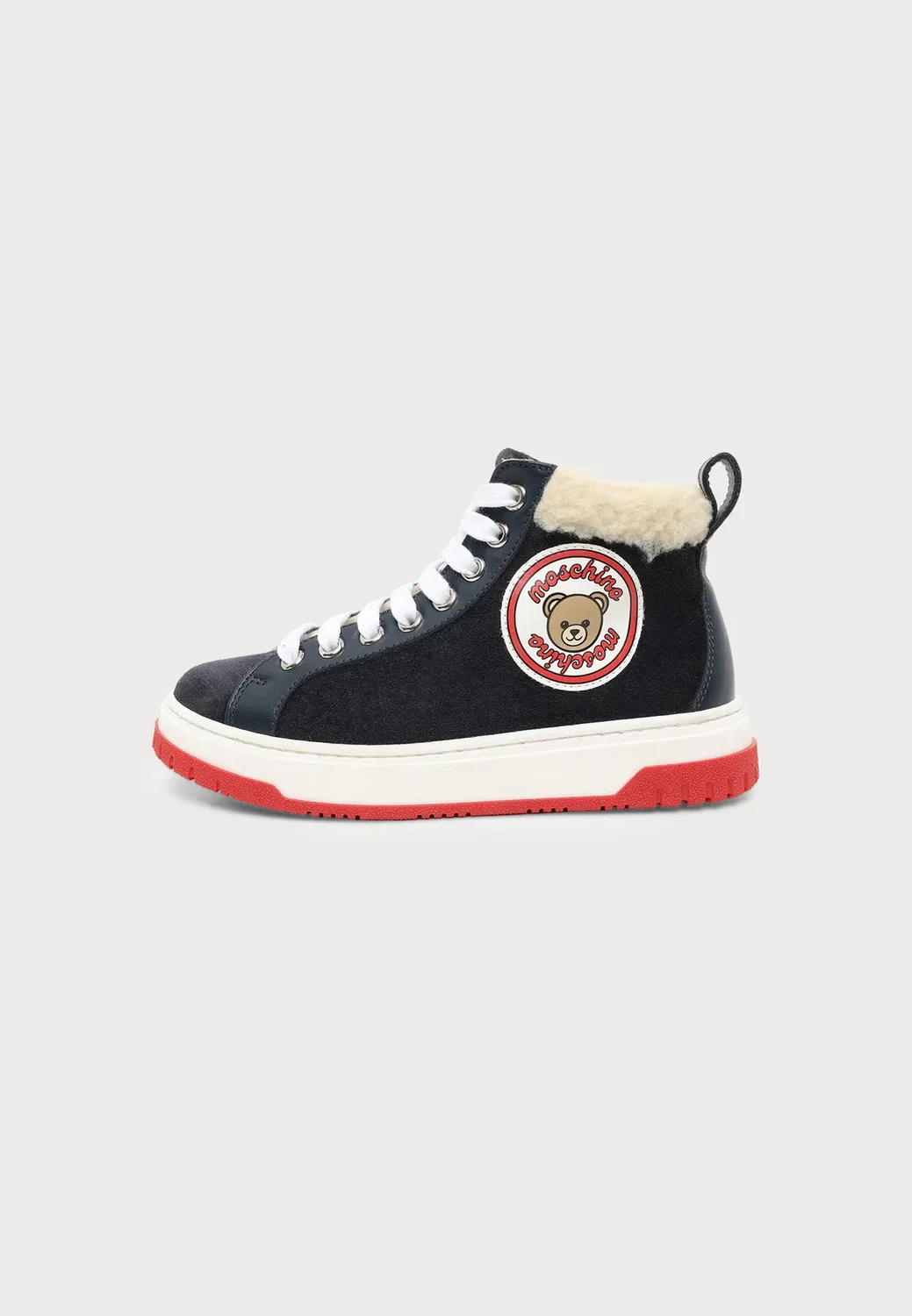 Унисекс - кроссовки Moschino, Dark Blue/Cream/White/Red