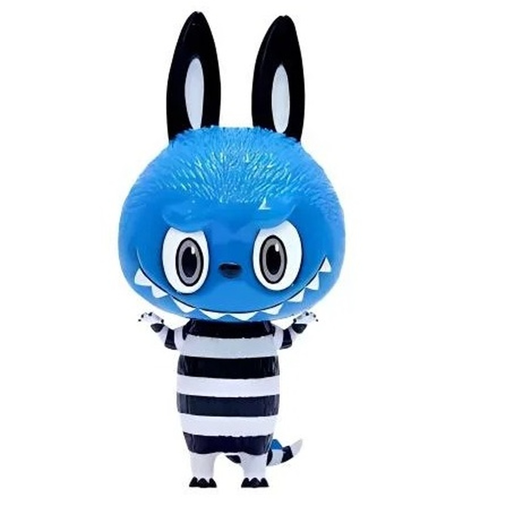 

Фигурка Pop Mart Bubble Mate Ip Zimomo Streep, голубой/темно-синий/белый