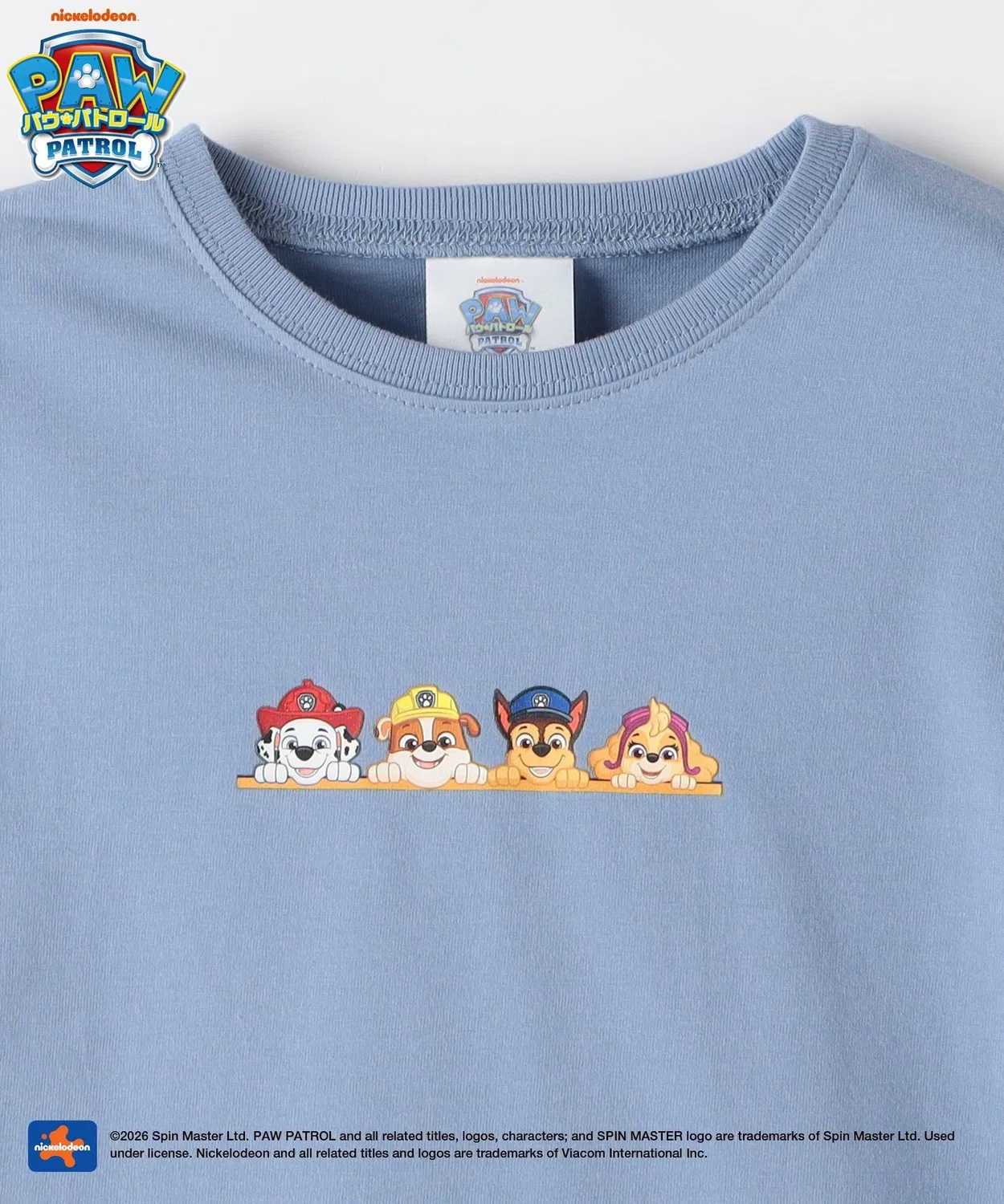 Детская футболка с принтом Paw Patrol Light White SHIPS Colors — фото 4