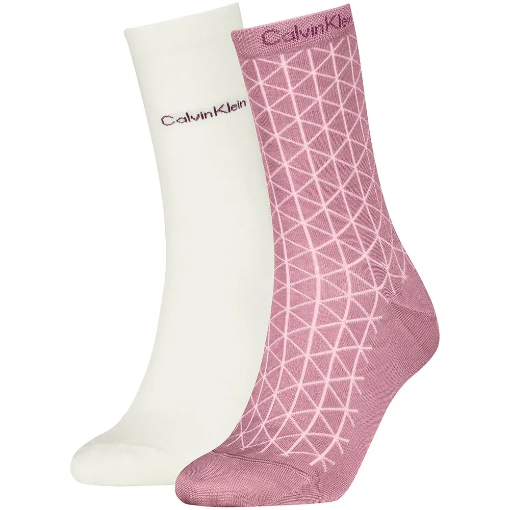 Женские носки хлопковые Calvin klein, Pink