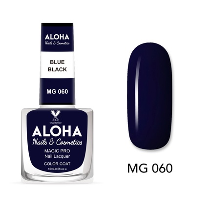

Лак для ногтей Magic Pro 15 мл - Mg 060 / Сине-черный Aloha Nails & Cosmetics