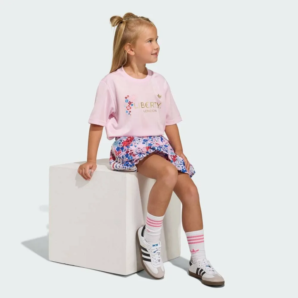 Комплект x Liberty London: юбка и футболка Adidas, pink — фото 3