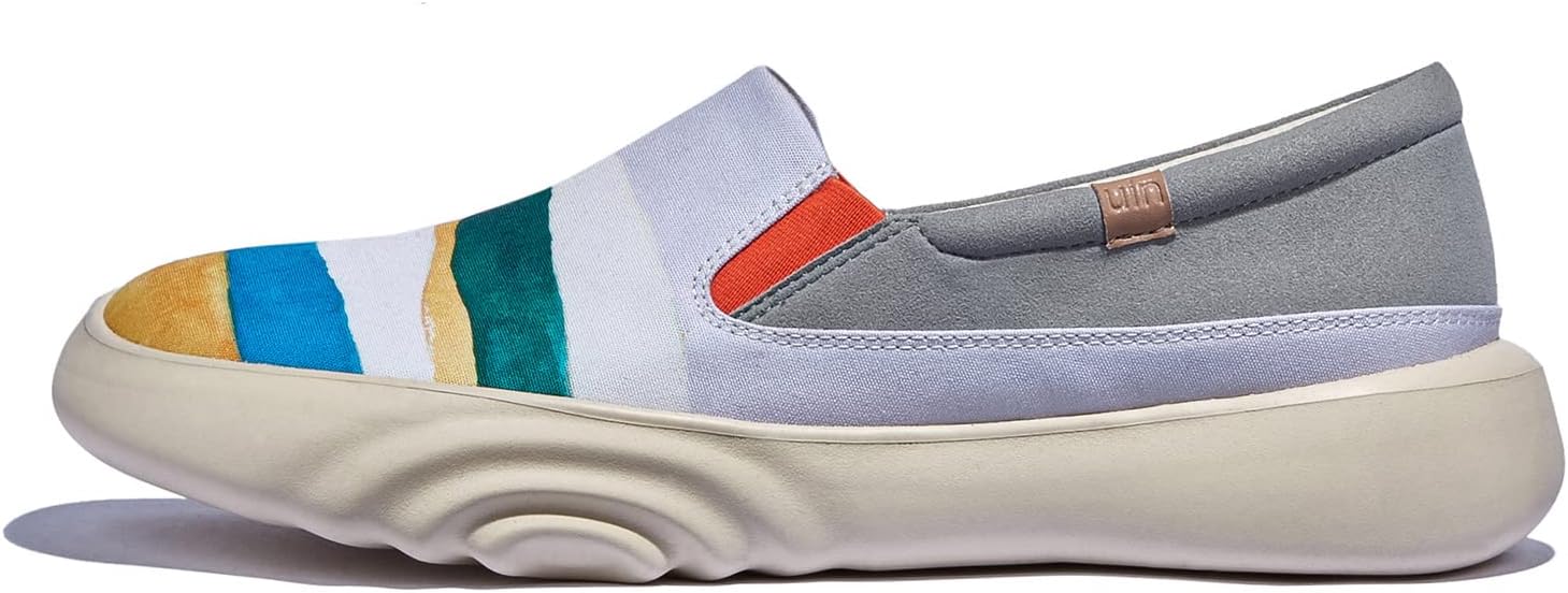 

Мужские прогулочные и туристические кроссовки UIN, повседневные, легкие, с художественной росписью, модная серия Denia, Deniaⅱ-collage Colors 2