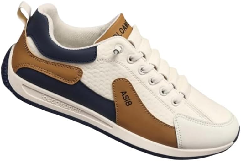 

Мужские кроссовки большого размера - модные, дышащие, удобные повседневные кроссовки, идеально подходящие для повседневного использования Fusecottc, белый/синий