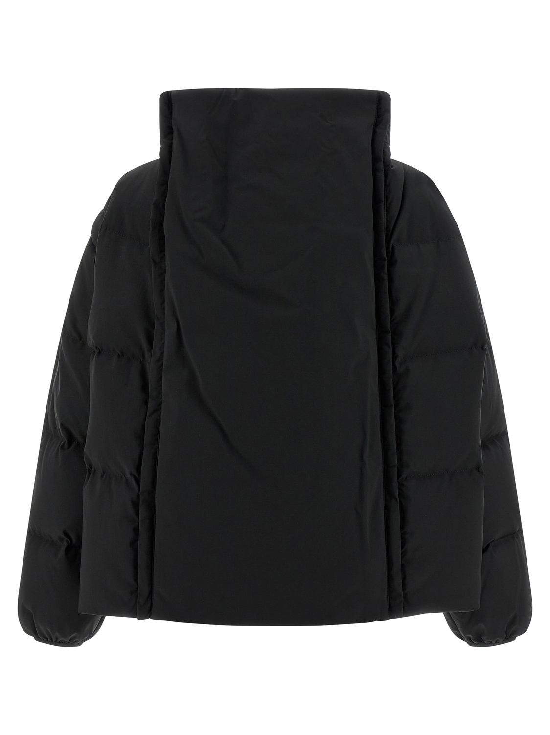 Пуховик с вышивкой 'Numeric signature MM6' MM6 Maison Margiela, черный — фото 3
