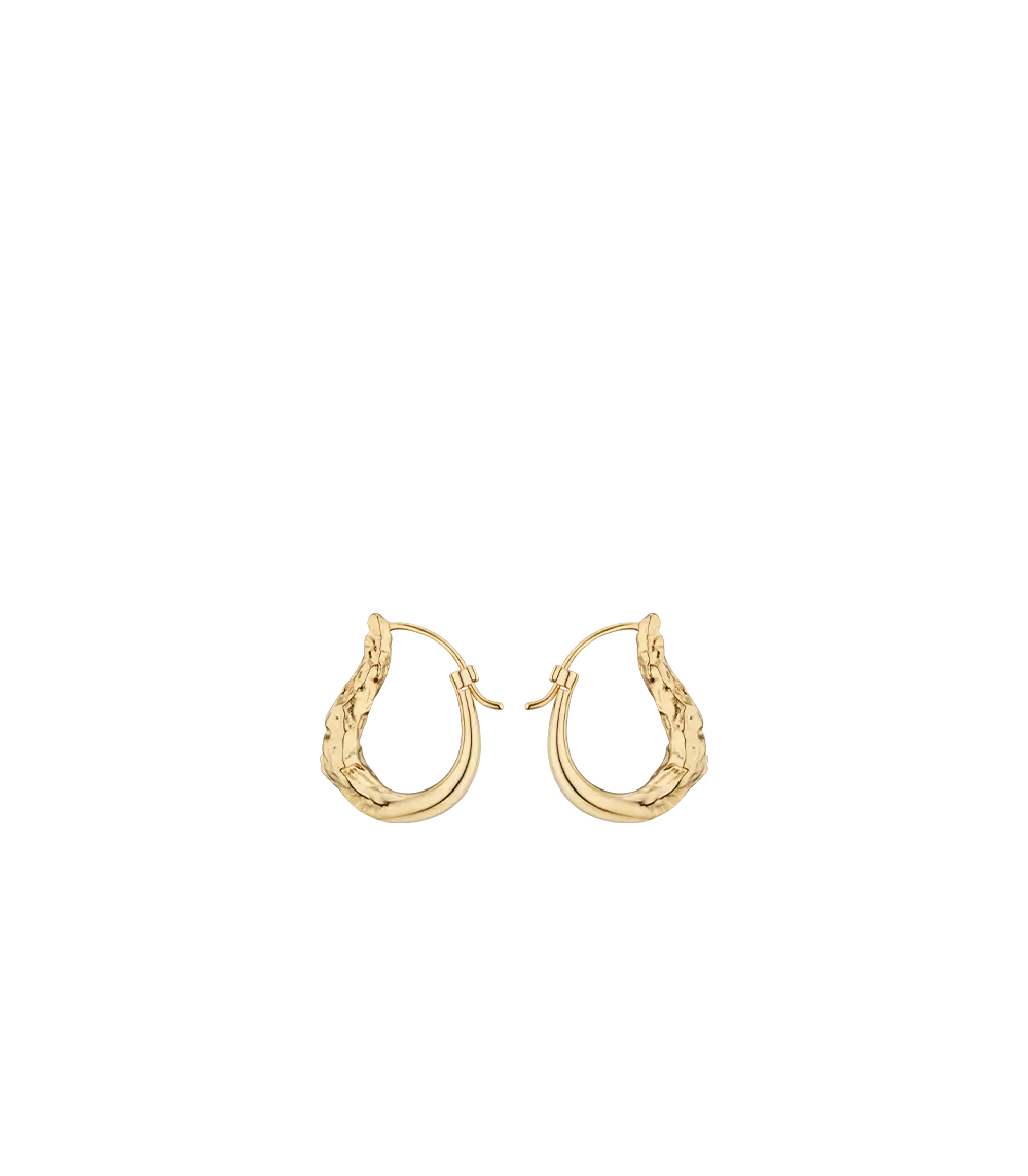 

Серьги Créoles slim Eroz Edition Dorée à l’or 24 carats