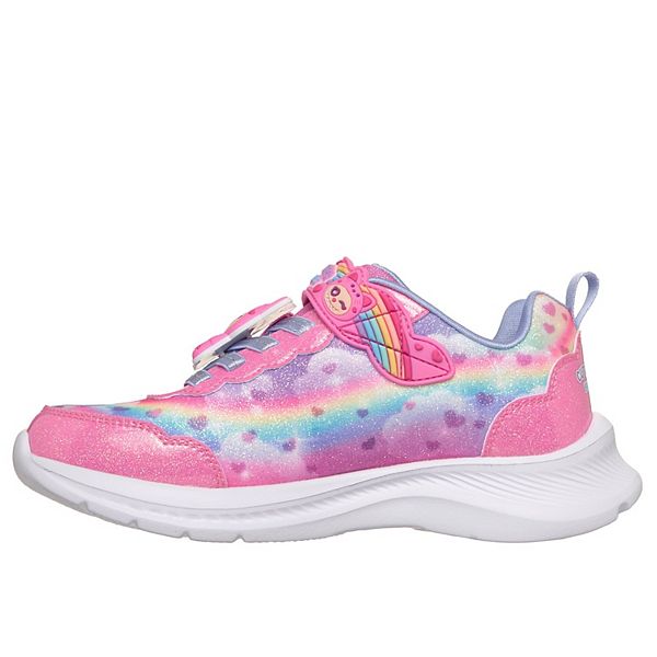 Кроссовки Jumpsters Cutie Critters для девочек Skechers, Pink Multi — фото 3