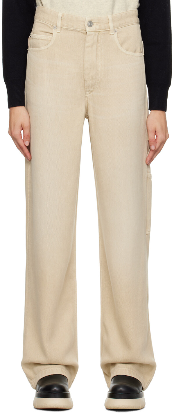 

Бежевые джинсы Bymara Isabel Marant Etoile