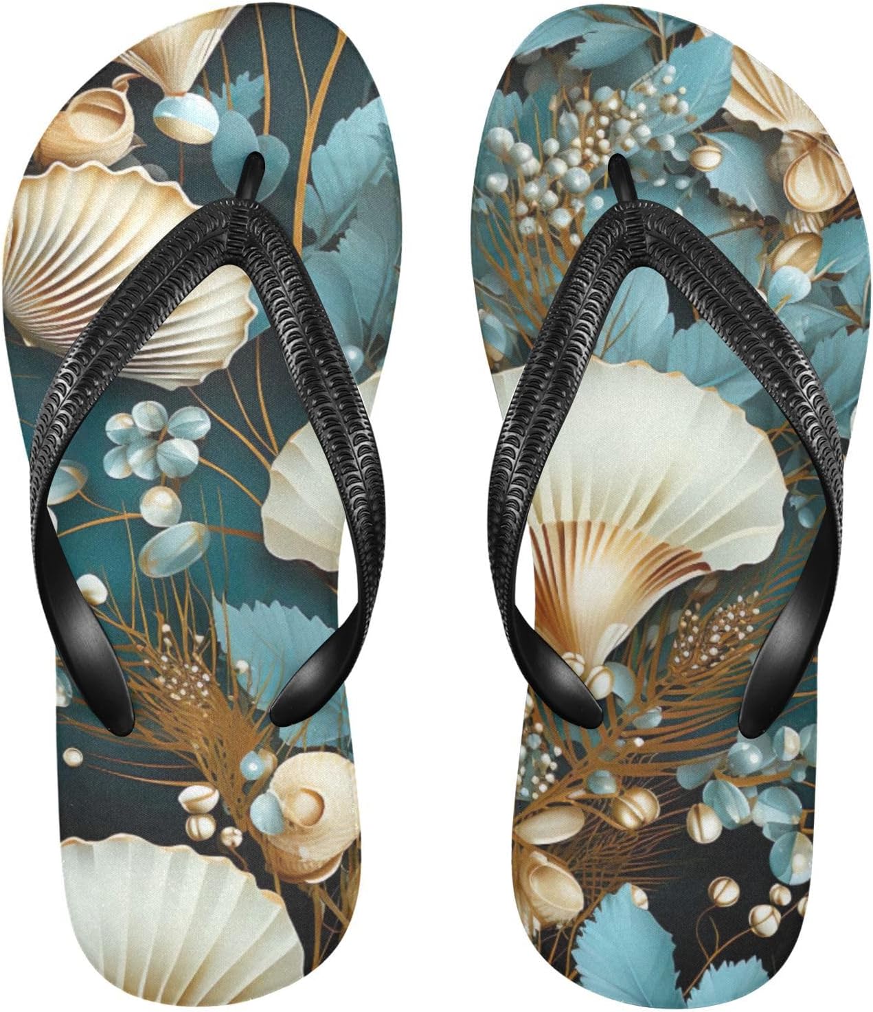 

Пляжные летние повседневные сандалии в форме ракушек для женщин и мужчин, размер XS Kfbe, Seashell