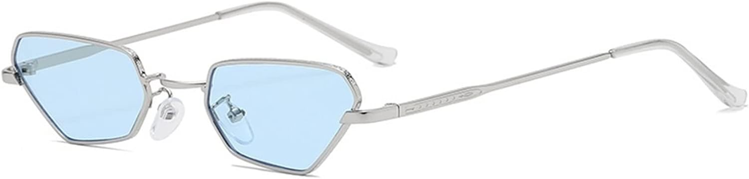 

Солнцезащитные очки «кошачий глаз» Street Shot в маленькой металлической оправе с защитой от УФ-излучения, для активного отдыха и вождения (Цвет: F, Размер: Средний) (A) MTZJH, A