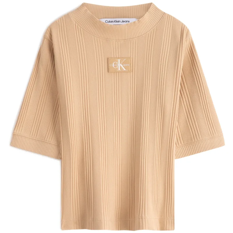 Calvin Klein Футболка женская Ivory Yellow