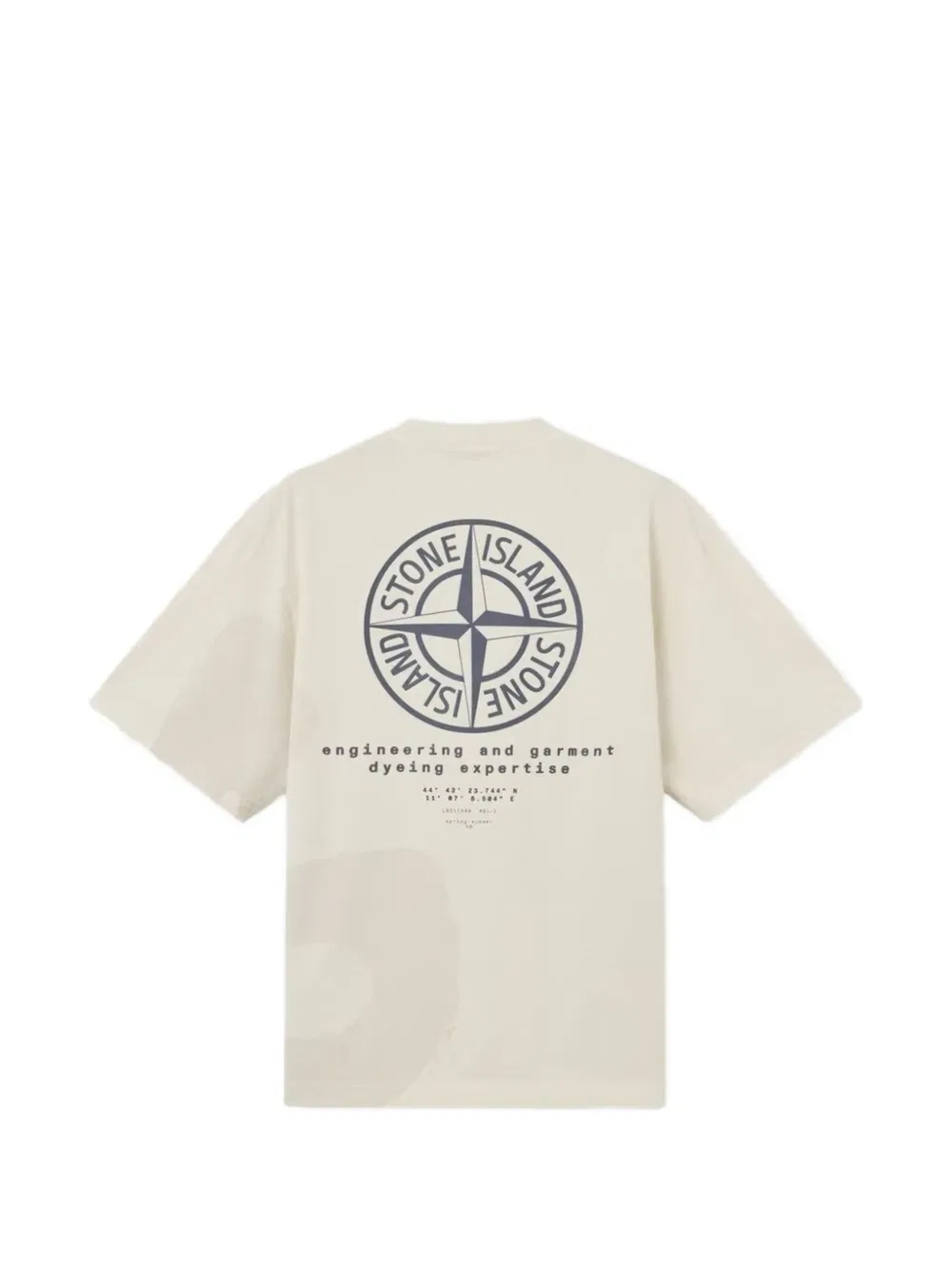 Футболка с логотипом Stone Island, нейтральный — фото 2