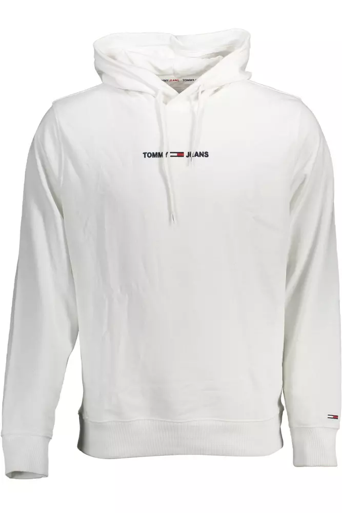 

Белый хлопковый мужской свитер Tommy Hilfiger