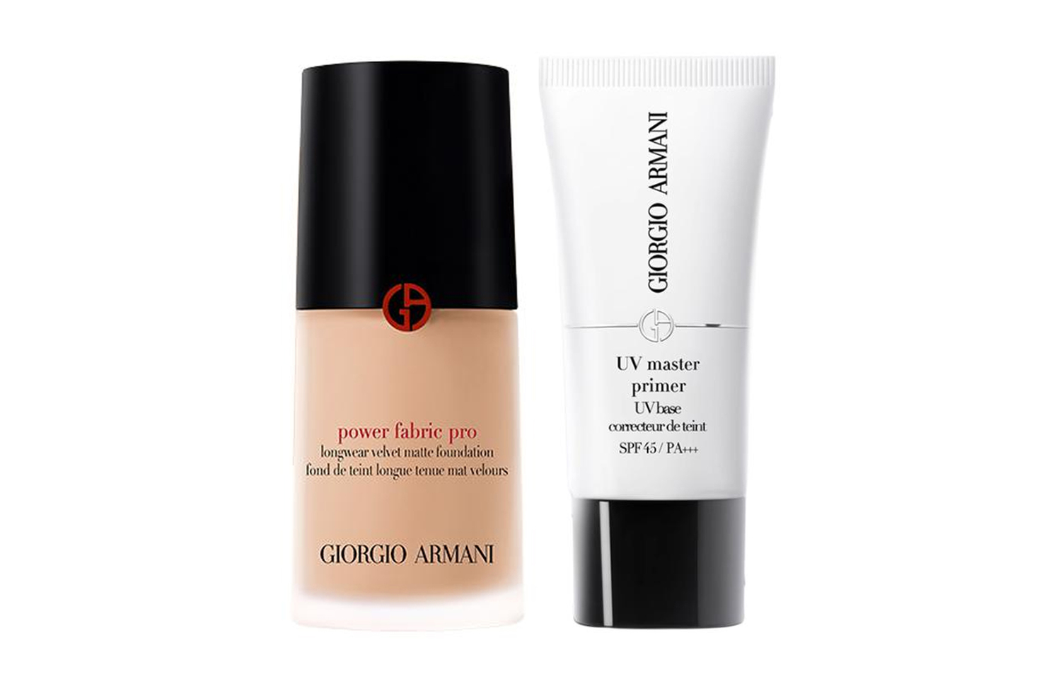 GIORGIO ARMANI AMANI Power PRO тональный крем с праймером Little White Tender набор для макияжа длительное увлажнение и уход 30мл+30мл — фото 2