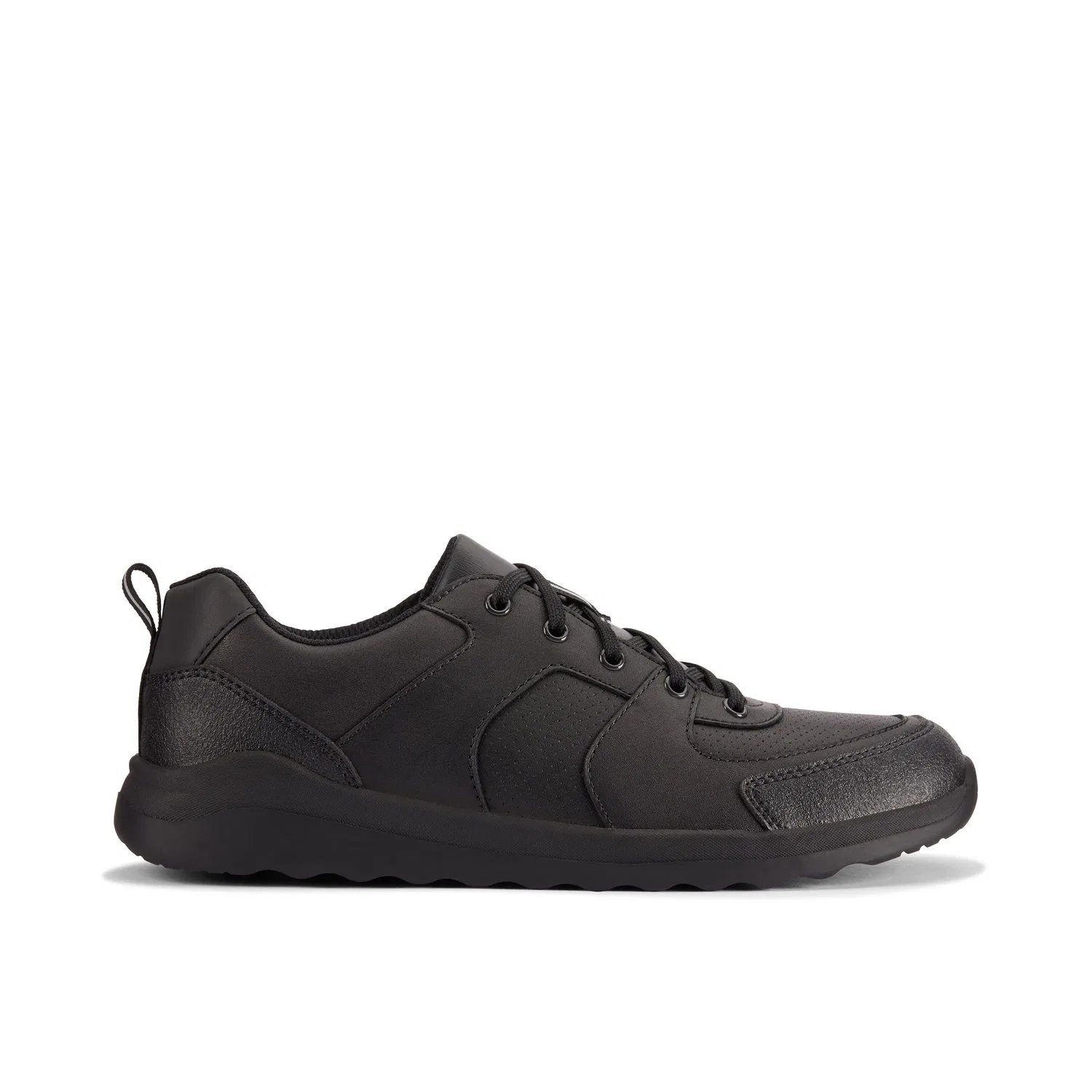 Кроссовки Clarks Daze Loop 2 для девочек, кожаные, черные