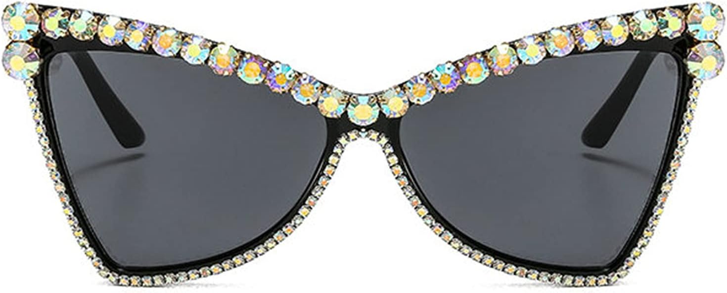 

Солнцезащитные очки Willochra Diamond Cat Eye для женщин, с бриллиантами и стразами, большие солнцезащитные очки для мужчин, 2021 год, ретро-очки, винтажные, с защитой от УФ-излучения UV400, Black