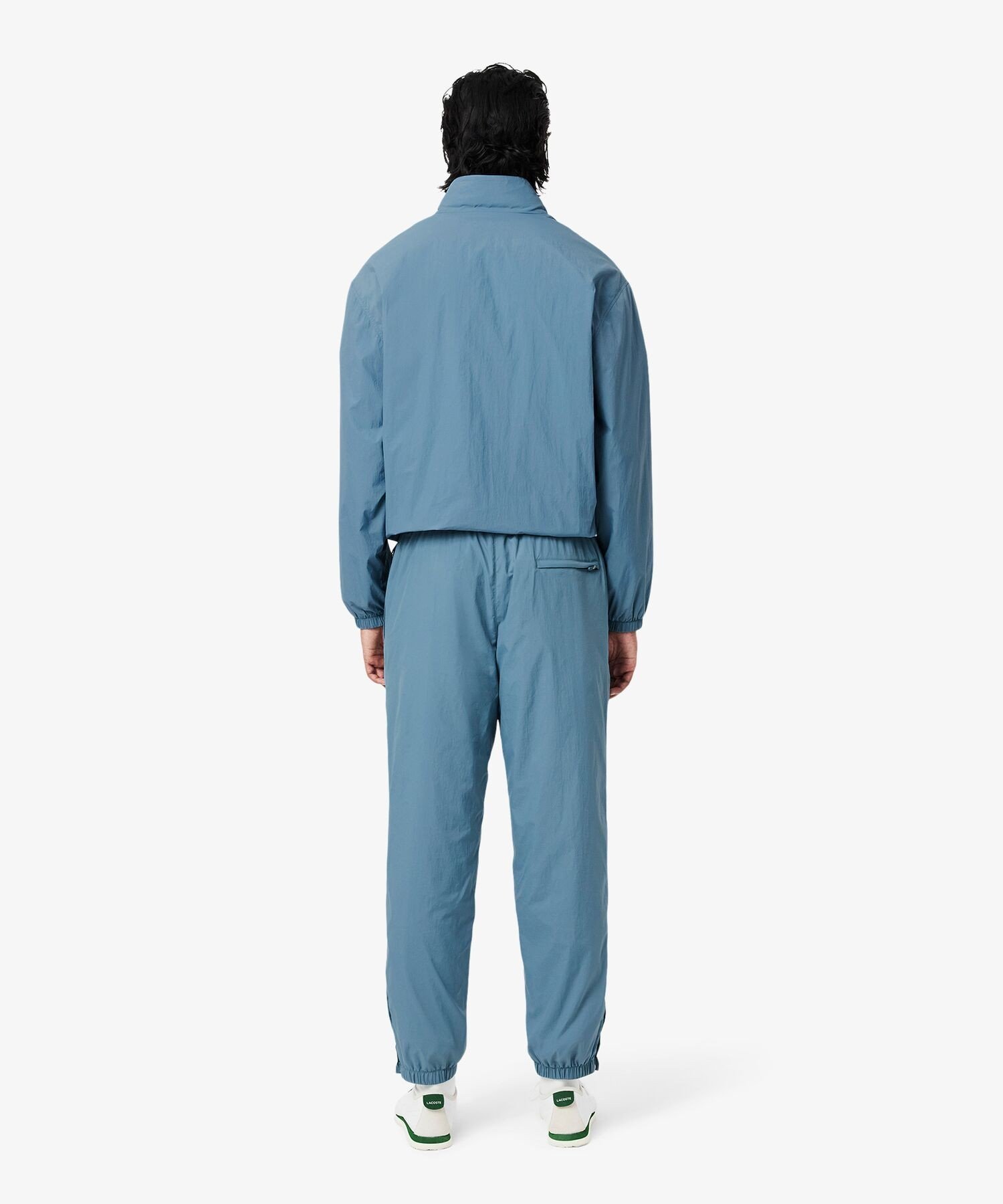 Легкие, водоотталкивающие спортивные брюки из обработанного нейлона LACOSTE, Grayish Blue — фото 3