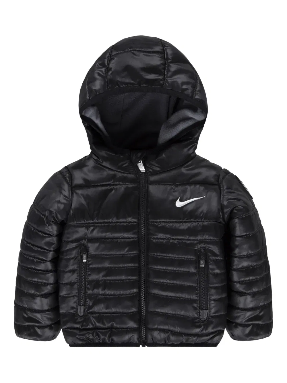 Стеганая куртка Swoosh Nike Kids, черный