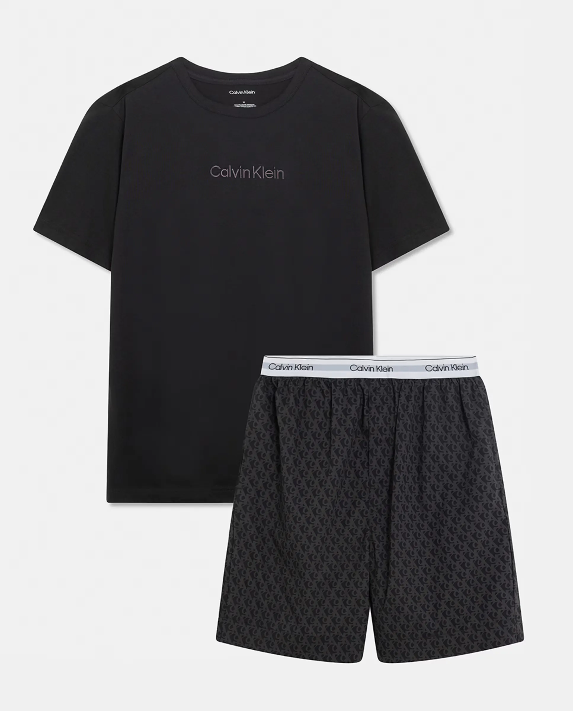 

Комплект короткой пижамы Calvin Klein, черный