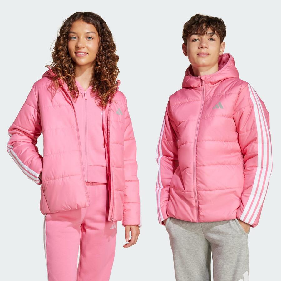 ADIDAS Детская куртка Essentials с тремя полосками на подкладке — фото 2