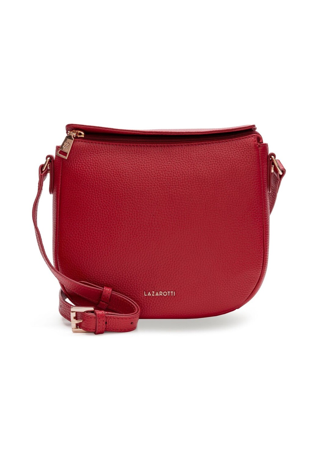 

Сумка через плечо Bologna Leather 25 см LAZAROTTI, красный