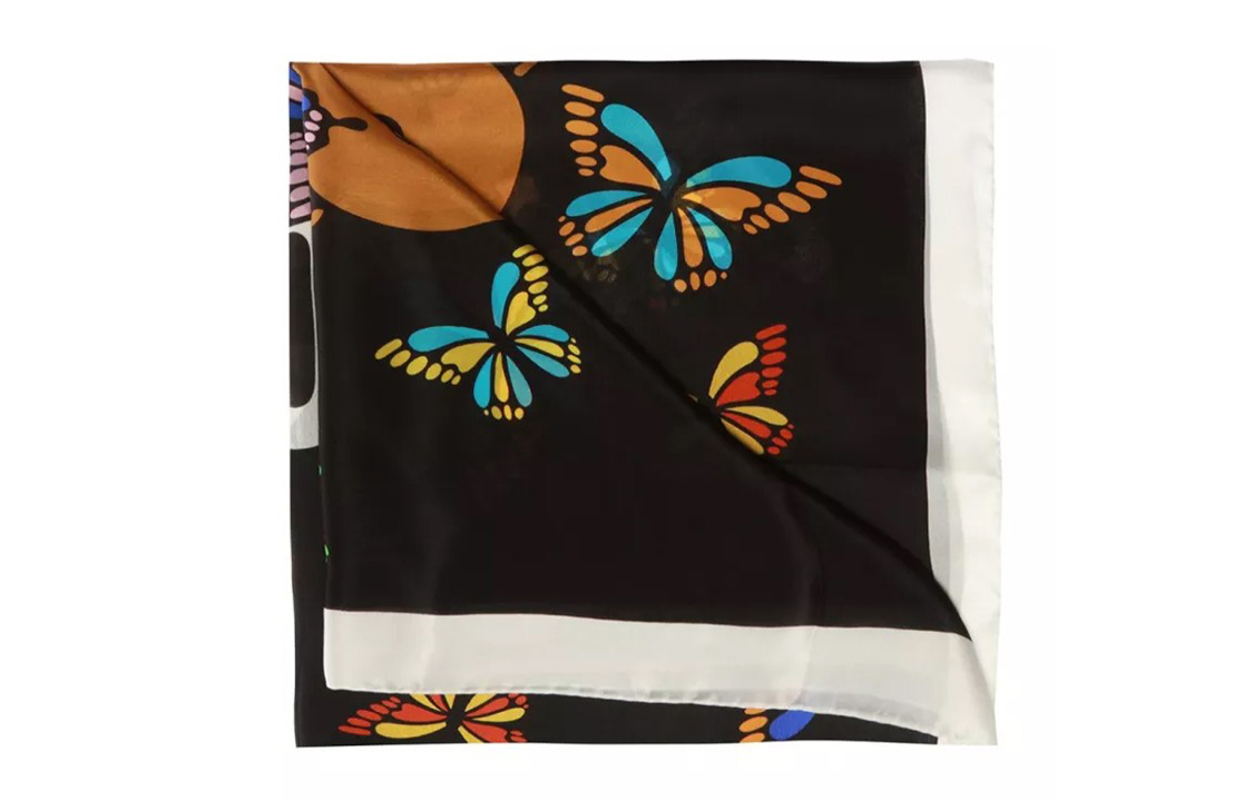 

MOSCHINO Шелковый шарф Women's Black, Black