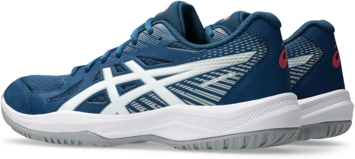 Волейбольные кроссовки Asics Men's Upcourt 6, сине-белый — фото 4