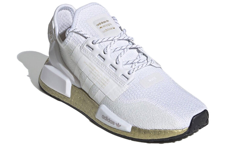 

Кроссовки Adidas Originals Nmd V2 Cloud White Gold Metallic Women's