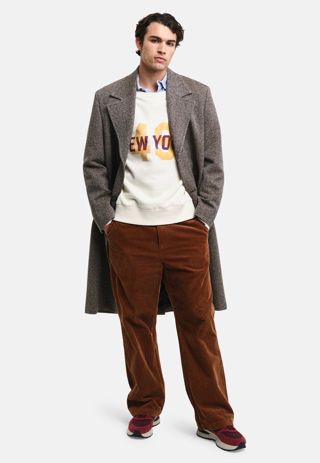 

Толстовка GRAPHIC CREW NECK GANT, кремовый