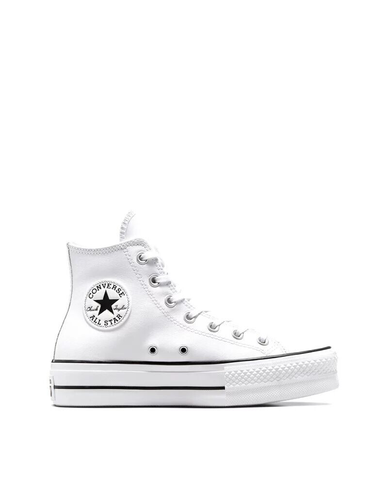 Белые кроссовки с высокими подъемами Converse Chuck Taylor All Star