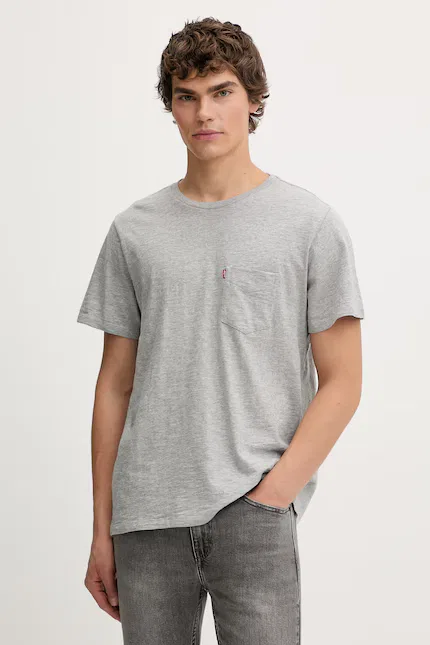 Футболка классическая с карманом Levi's, серый