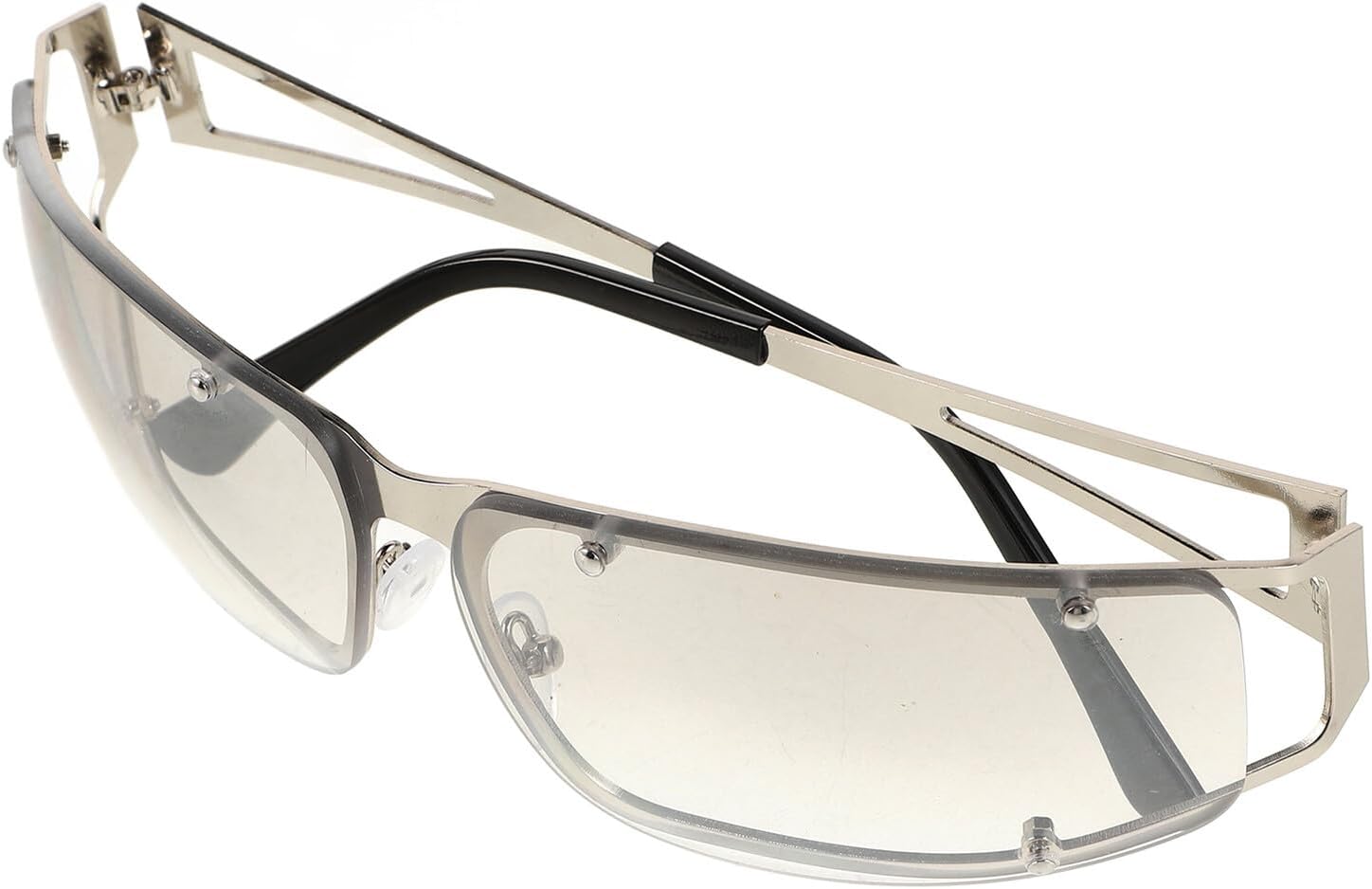 

Солнцезащитные очки SOIMISS в серебристой оправе с полыми металлическими вставками для женщин, модные летние очки для пляжа, стильные солнцезащитные очки для отдыха на природе, Assorted Color