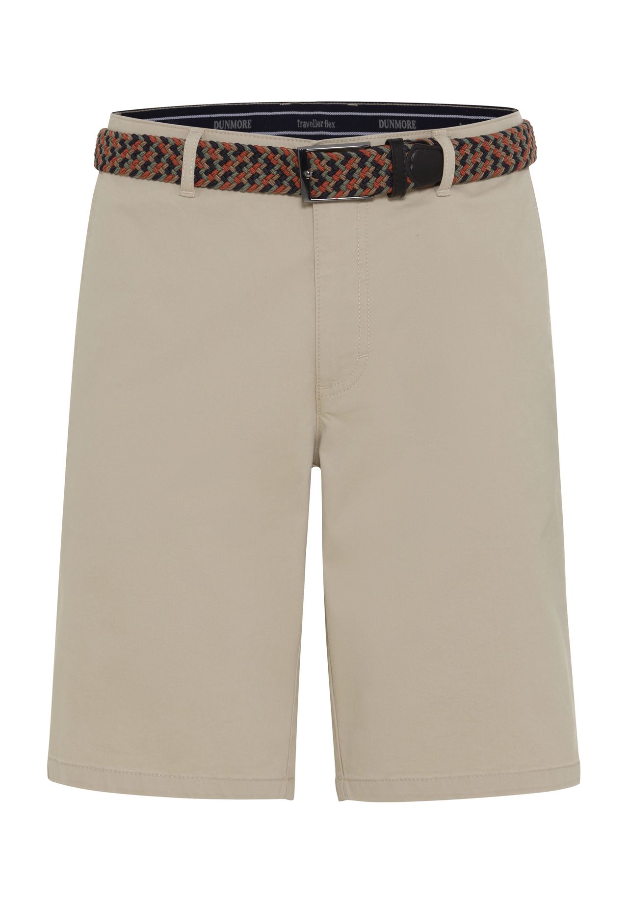 

Chino Bermuda, диагональные карманы, пояс, мужские DUNMORE, бежевый