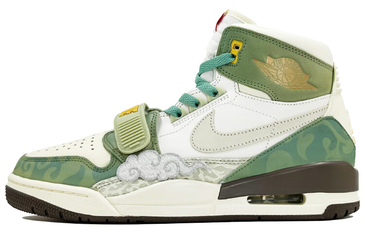 

Кроссовки Jordan Legacy 312 Vintage Basketball Shoes Women's High-top White/green, оливковый, Зеленый, Кроссовки Jordan Legacy 312 Vintage Basketball Shoes Women's High-top White/green, оливковый
